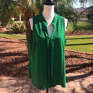 Shein - Green Sleeveless Women's Top -NWOT- size 2 XL curvy